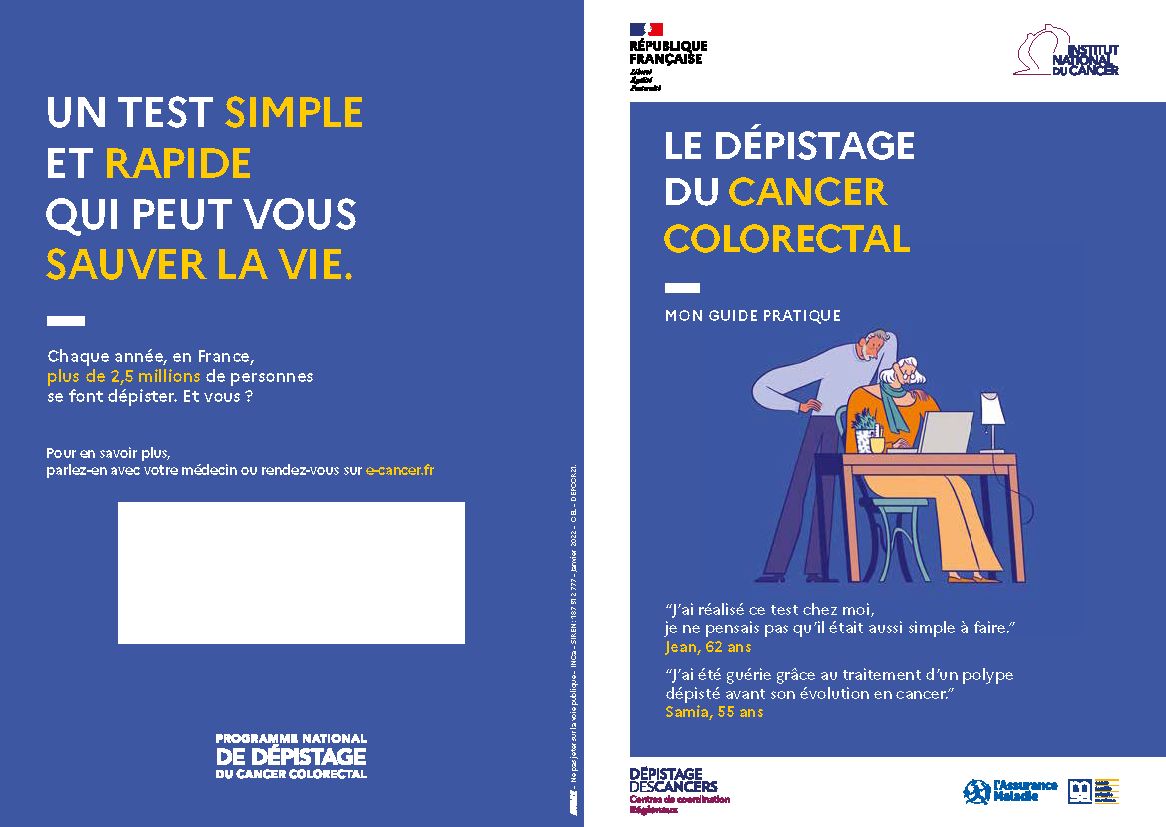 Le dépistage du cancer colorectal. Mon guide pratique