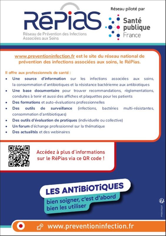 RéPIAS : Réseau de Prévention des Infections Associées aux Soins