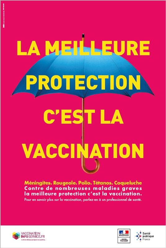 La meilleure protection, c'est la vaccination