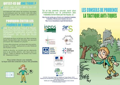 Image les conseils de prudence anti tiques