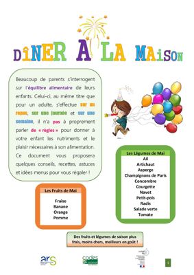 Image livret le diner à la maison