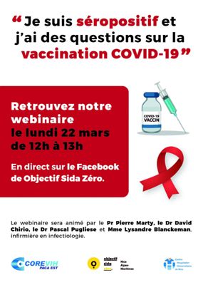 Image webinaire recommandations vacci covid-19 personnes vivants avec le vih