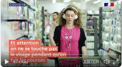 image faire ses courses covid 19