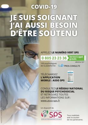 image numéro vert soignants