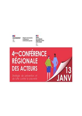 Image conférence régionale lutte pauvreté