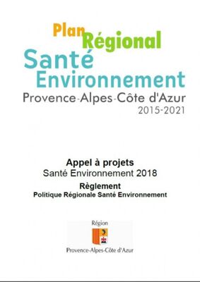 Image appel à projet santé environnement 2018