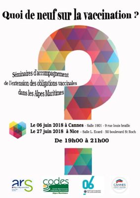 Affiche séminaires vaccinations