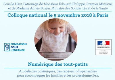 Image colloque numérique des tout petits