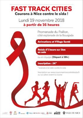 Image courons à Nice contre le Sida