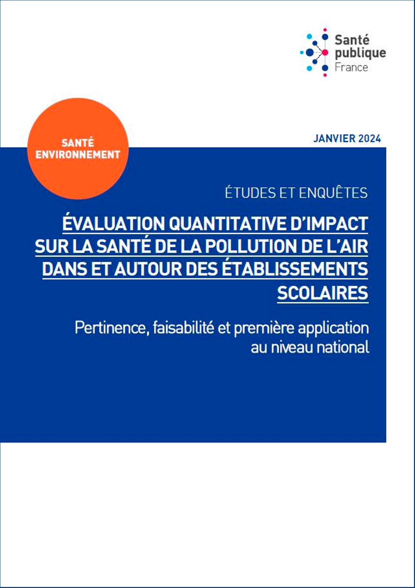 Impact de la pollution de l’air dans les établissements scolaires sur l’asthme des enfants de 6 à 11 ans 