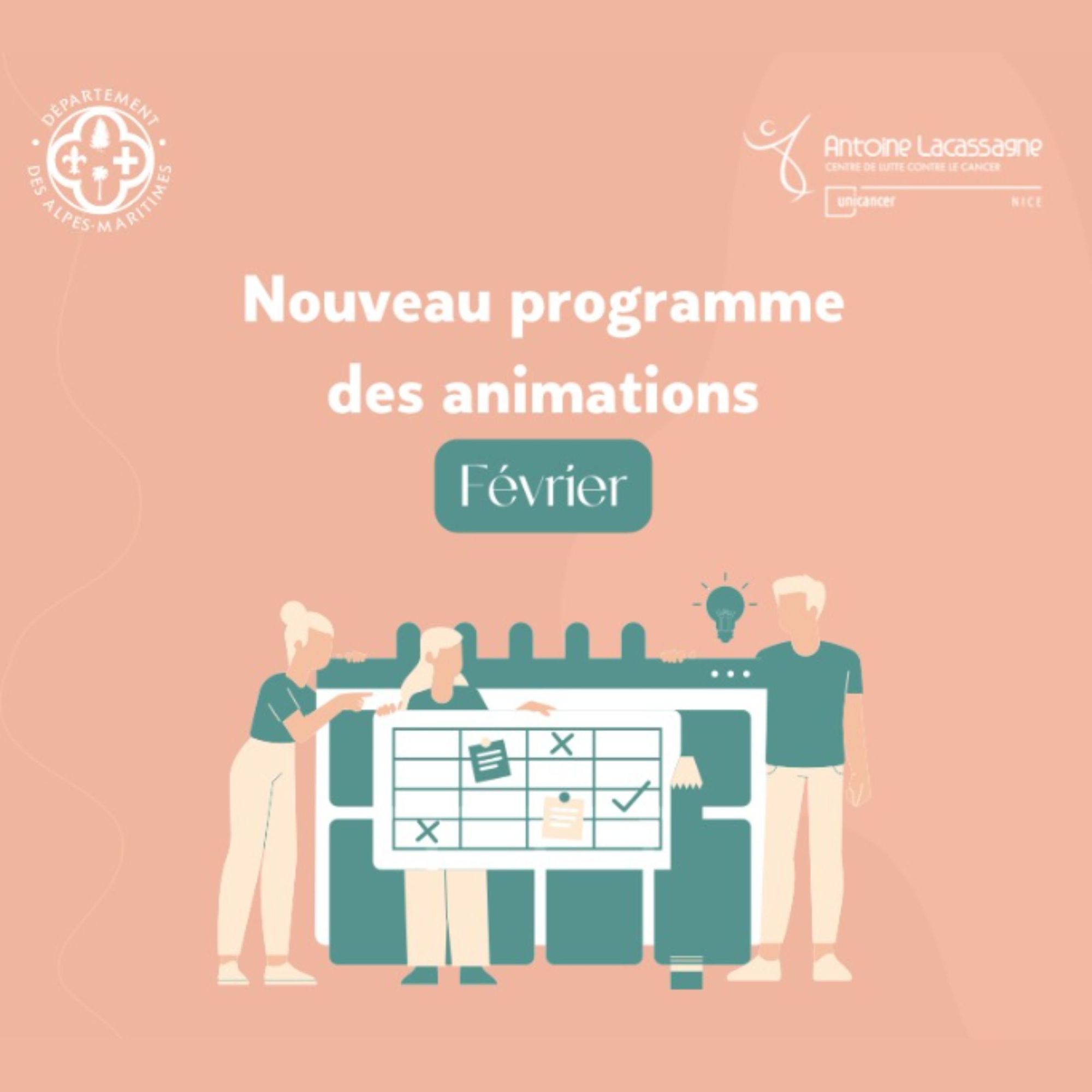 Programme des animations de février à l'Institut Mozart