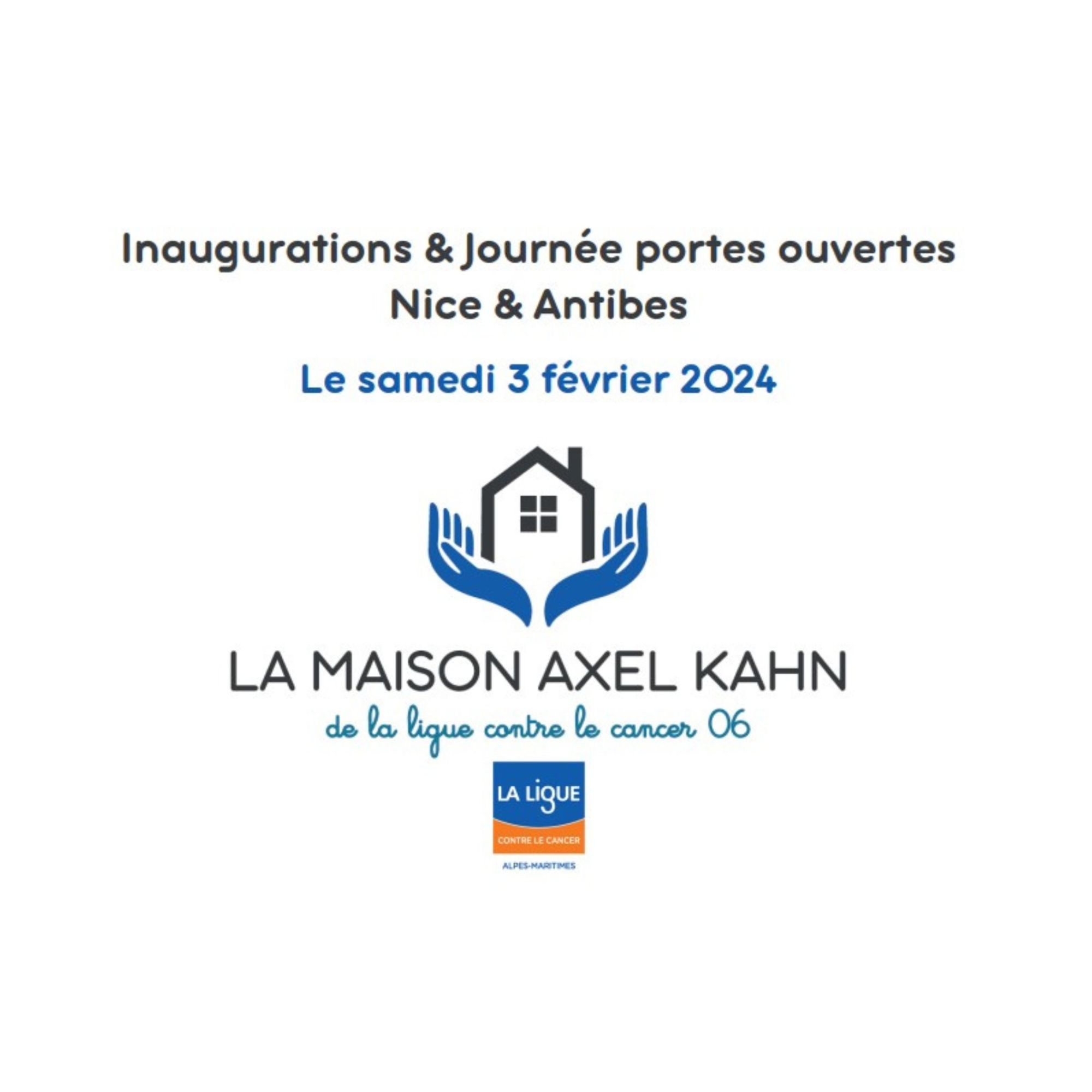 Inauguration "La maison Axel Kahn" de la ligue contre le cancer