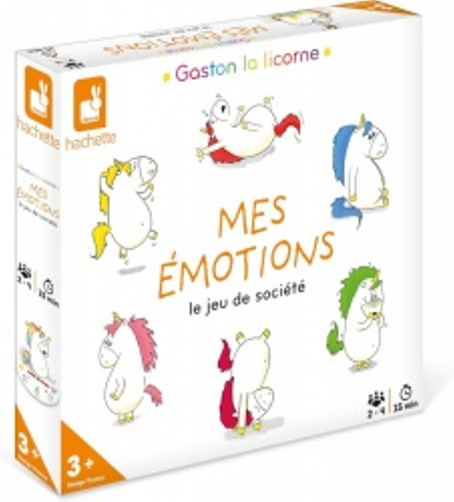Gaston la licorne. Mes émotions, le jeu de société