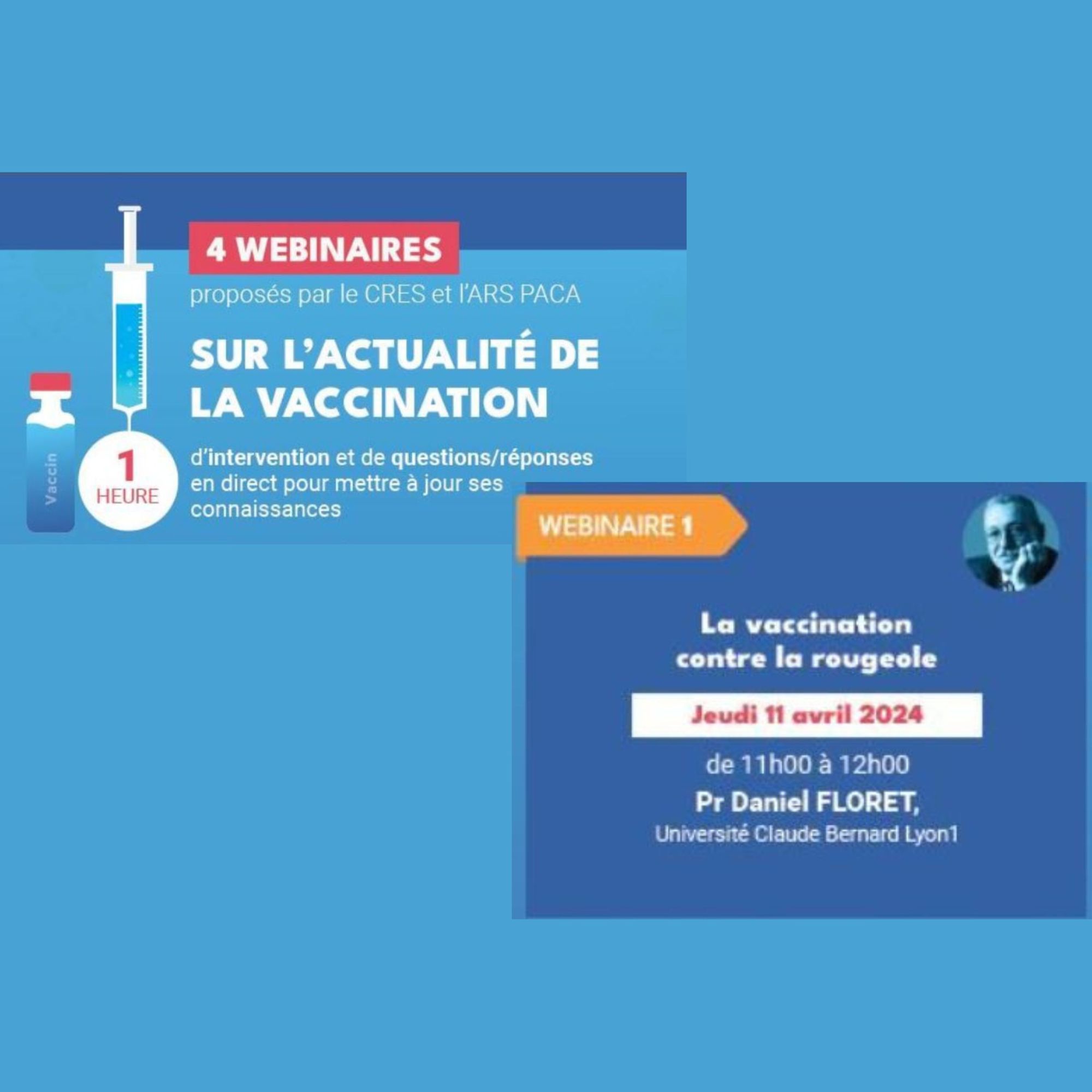 Webinaire "La vaccination contre la rougeole"