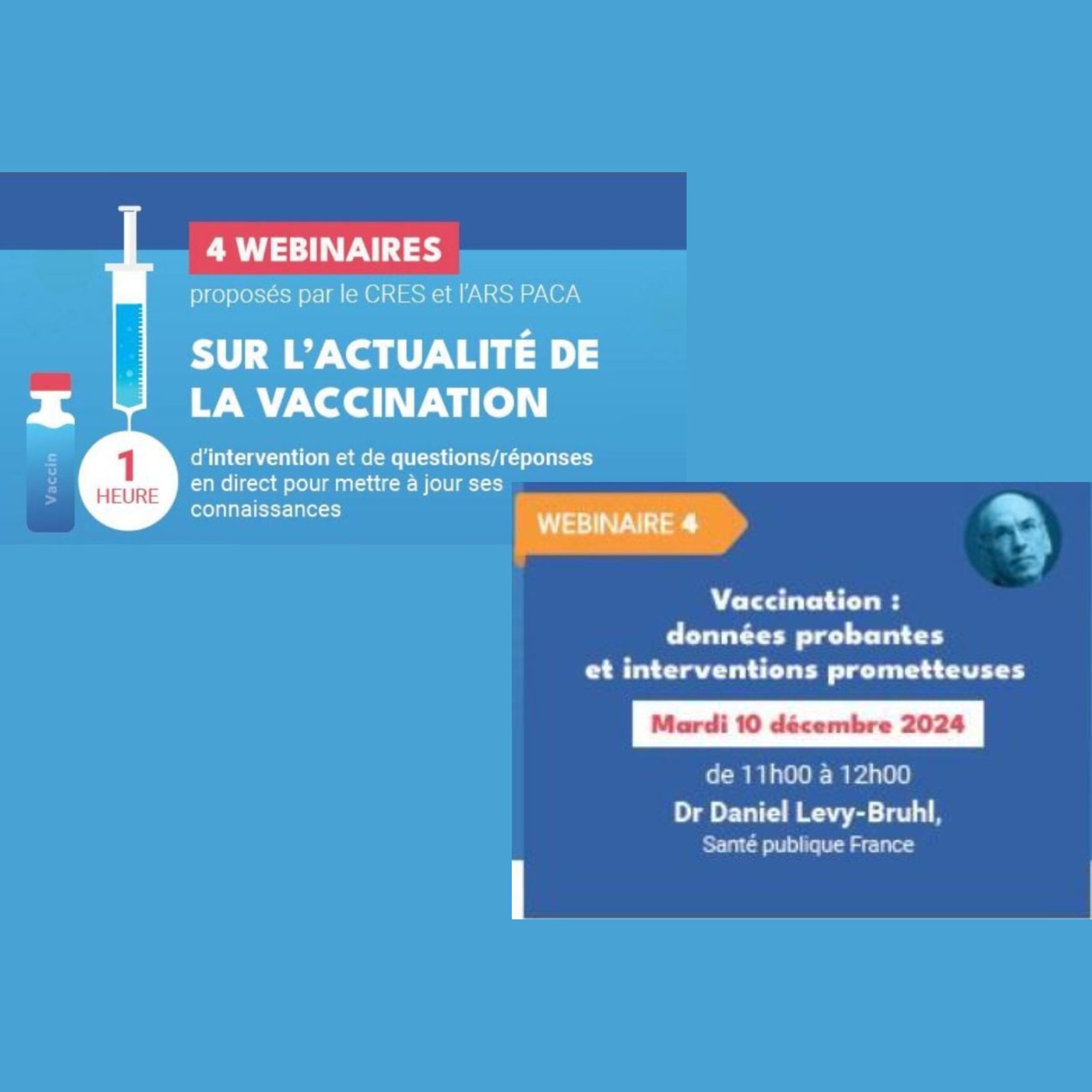 Webinaire "Vaccination : données probantes et interventions prometteuses"