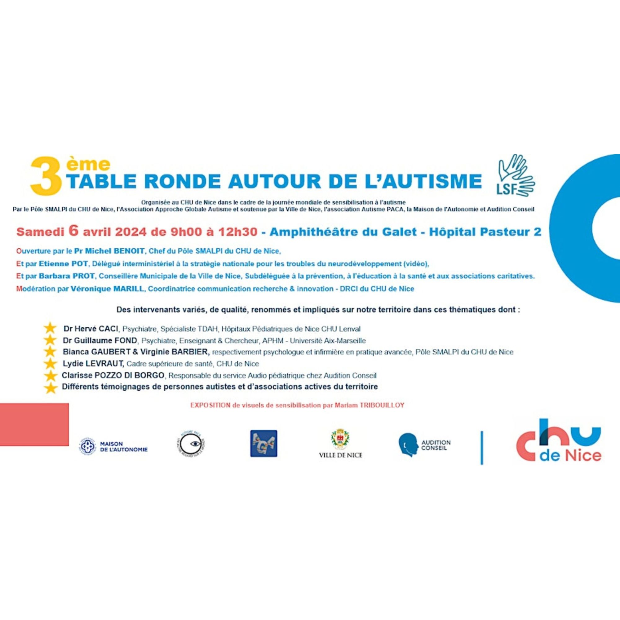 3ème table ronde autour de l'autisme 