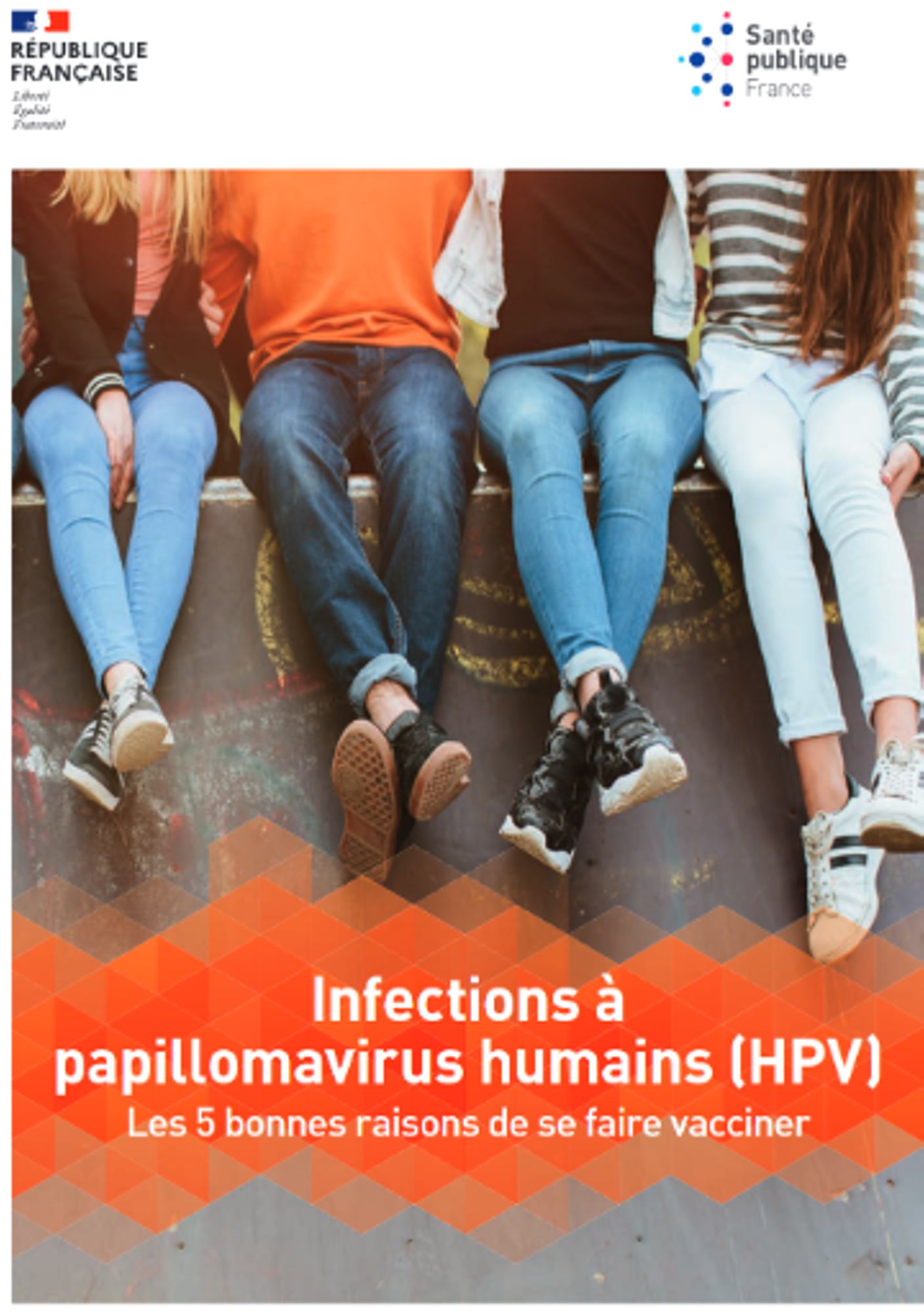 Dépliant 5 bonnes raisons de se faire vacciner HPV 