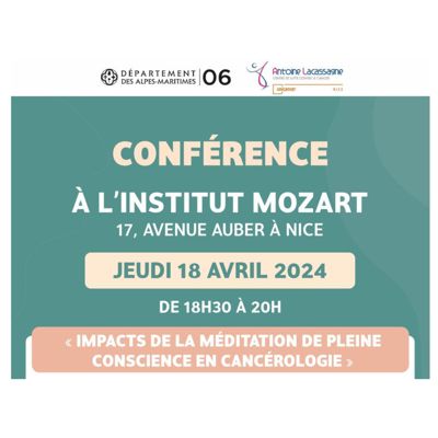 Conférence-débat « Méditation : impacts de la méditation de pleine conscience en cancérologie »