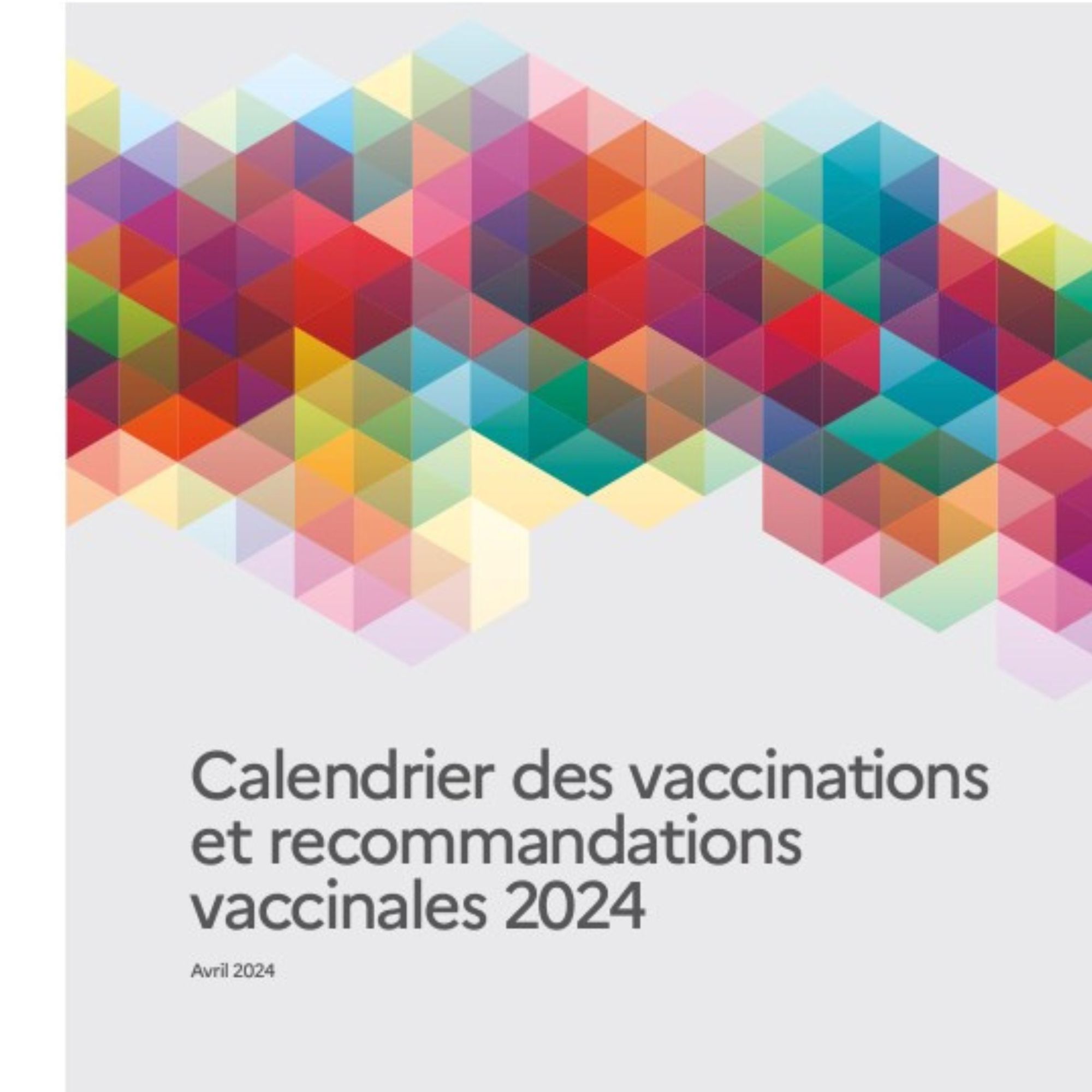 Calendrier des vaccinations 2024