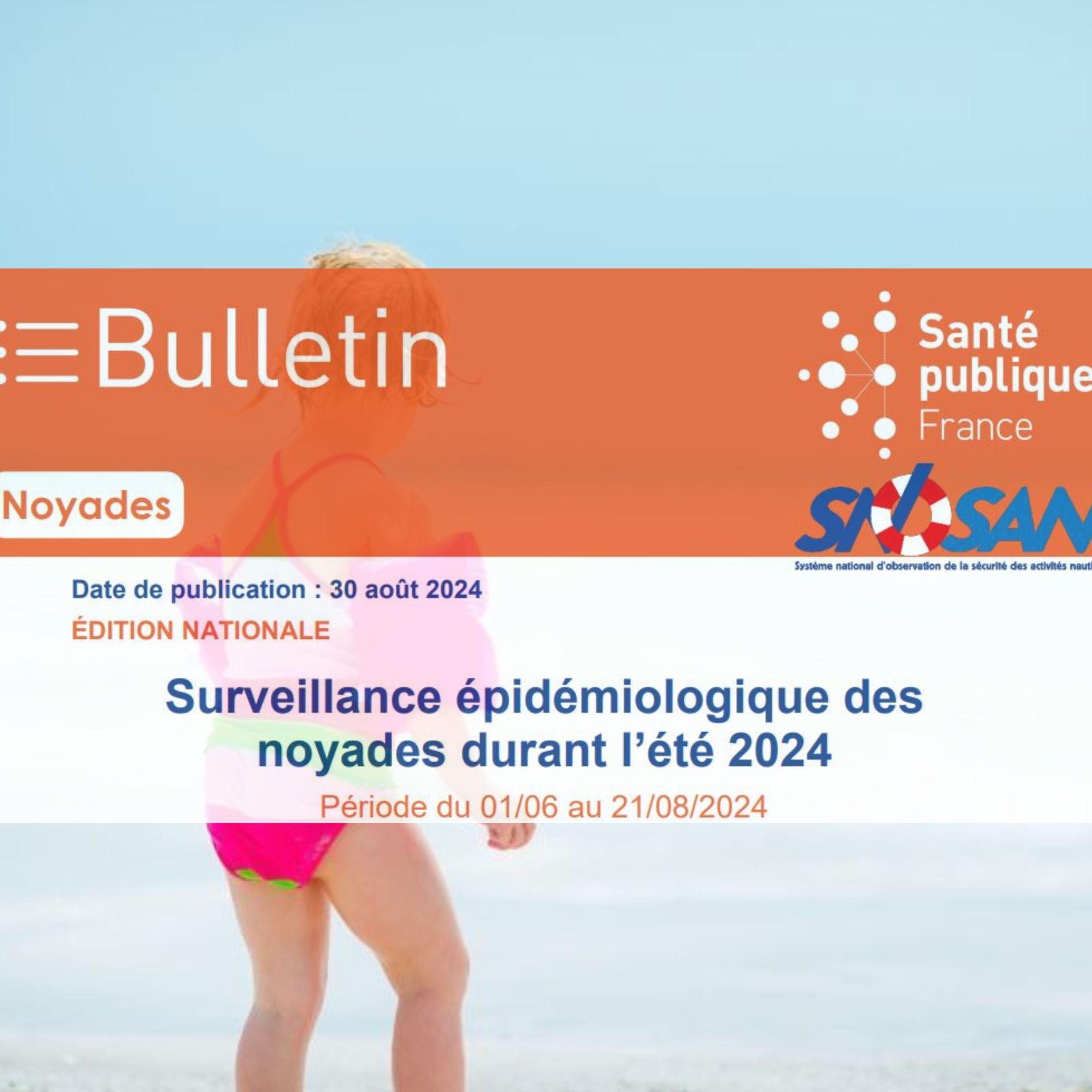 Surveillance des noyades durant l'été 2024.