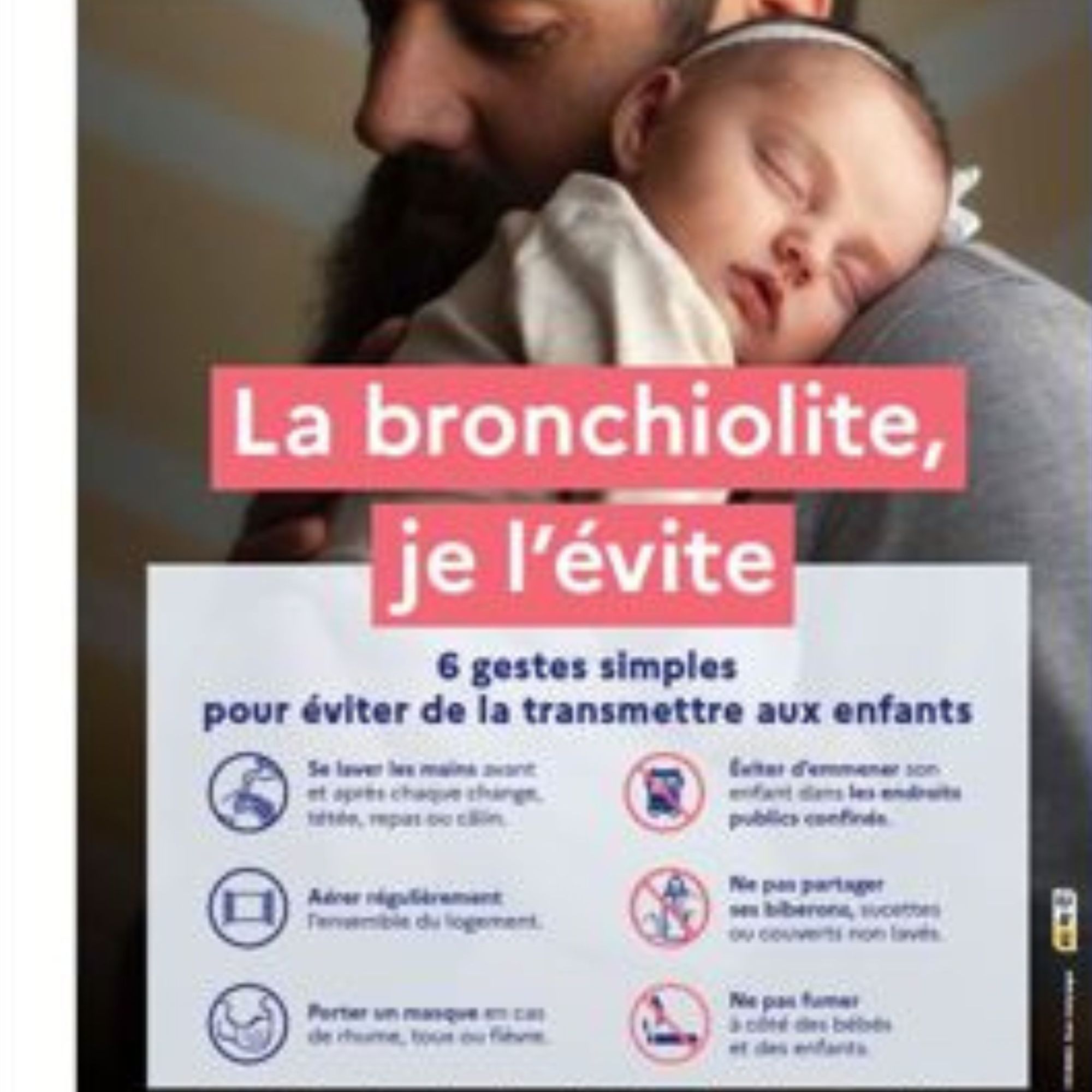Bronchiolite : lancement de la campagne de prévention chez les nourrissons pour la saison hivernale 2024-2025