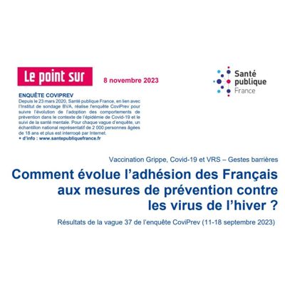 Comment évolue l’adhésion des Français aux mesures de prévention contre les virus de l’hiver ?