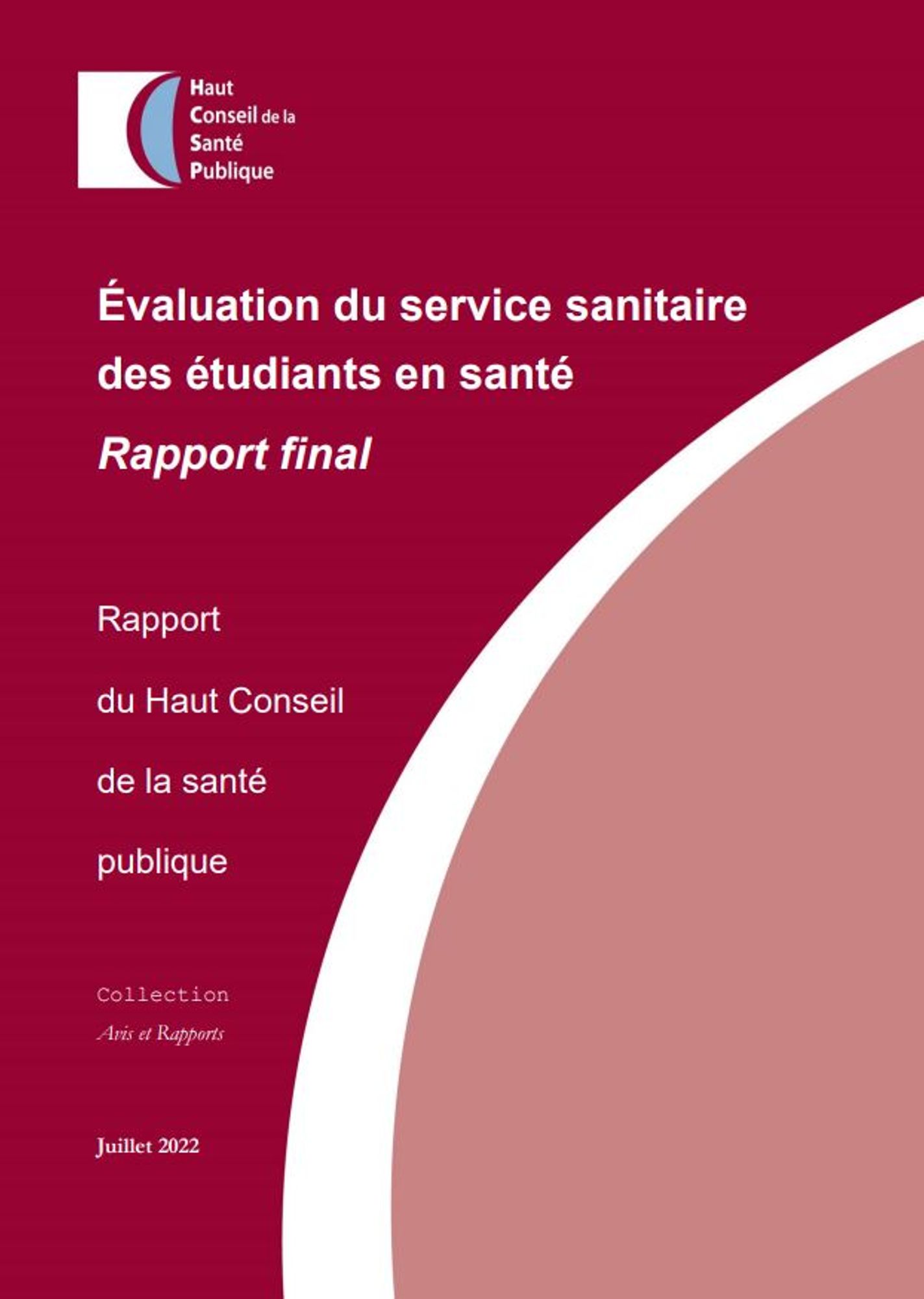 Evaluation du service sanitaire des étudiants en santé 