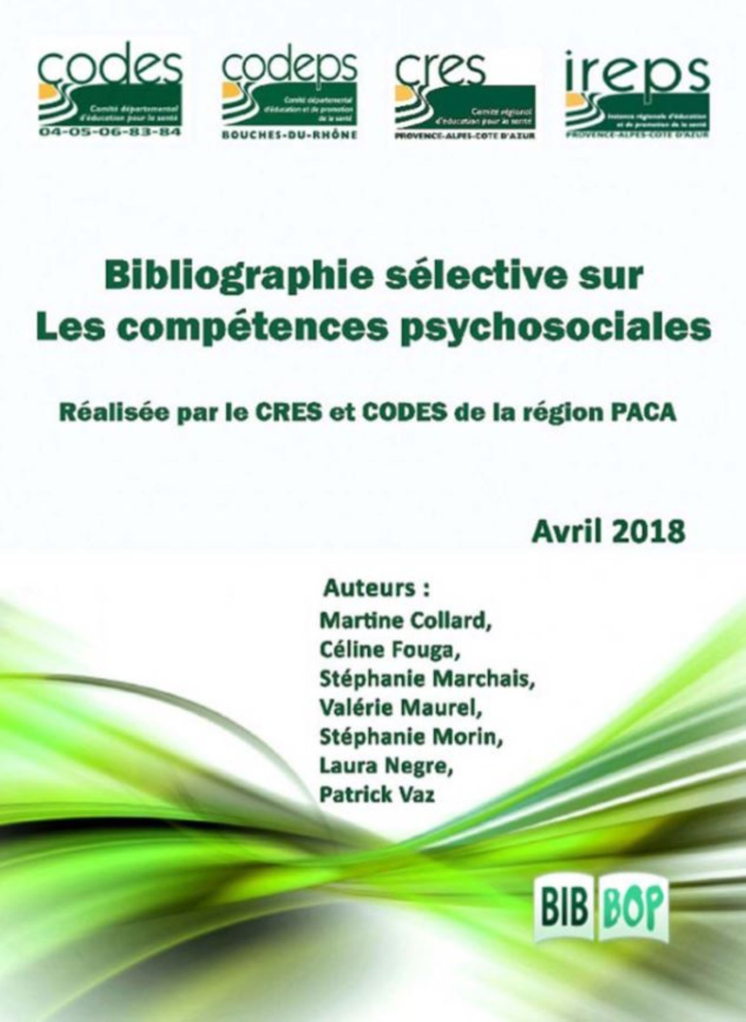 "Les compétences psychosociales". Bibliographie sélective