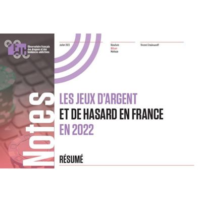 Les jeux d'argent et de hasard en France en 2022