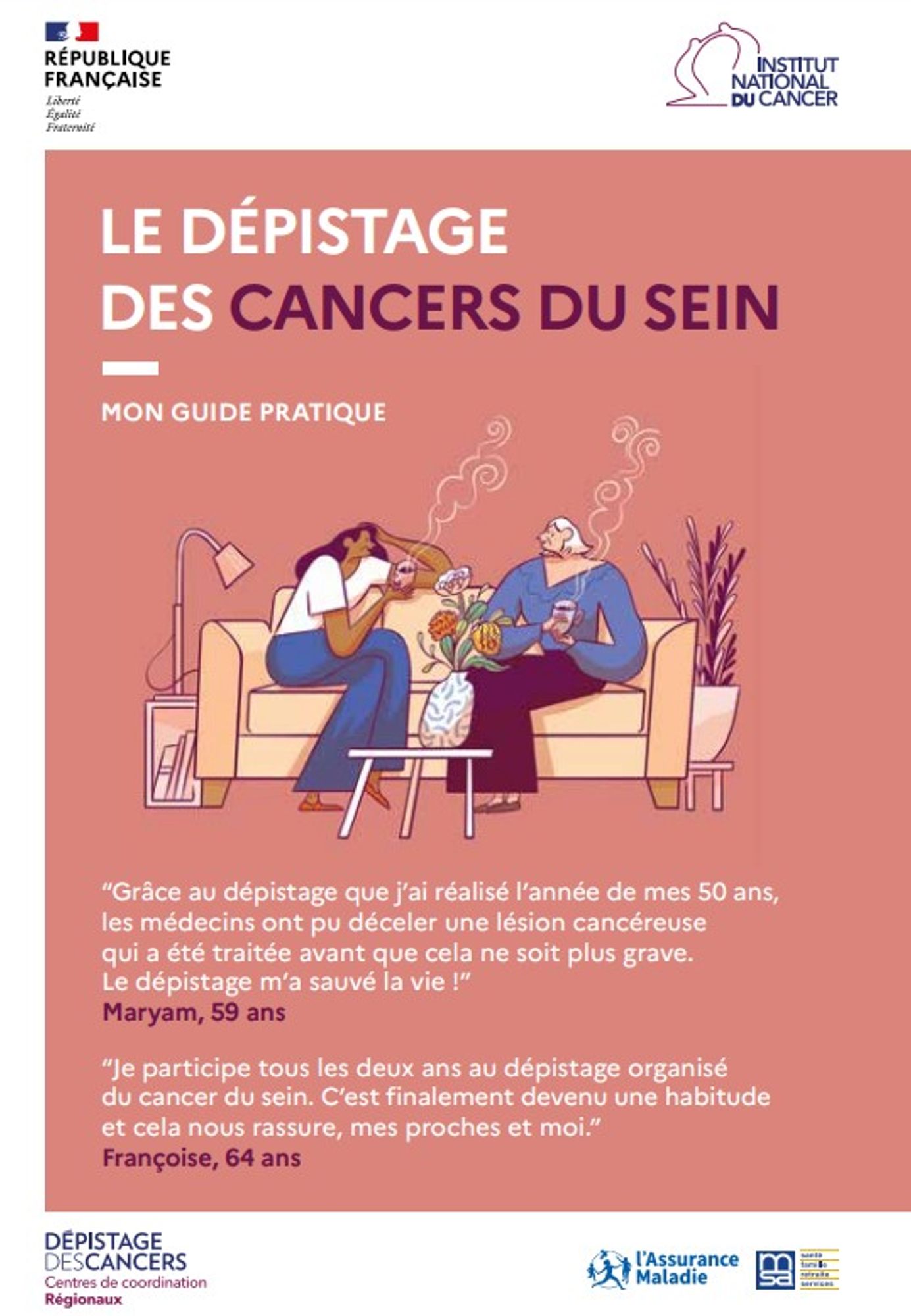 Dépistage des cancers du sein. Guide pratique