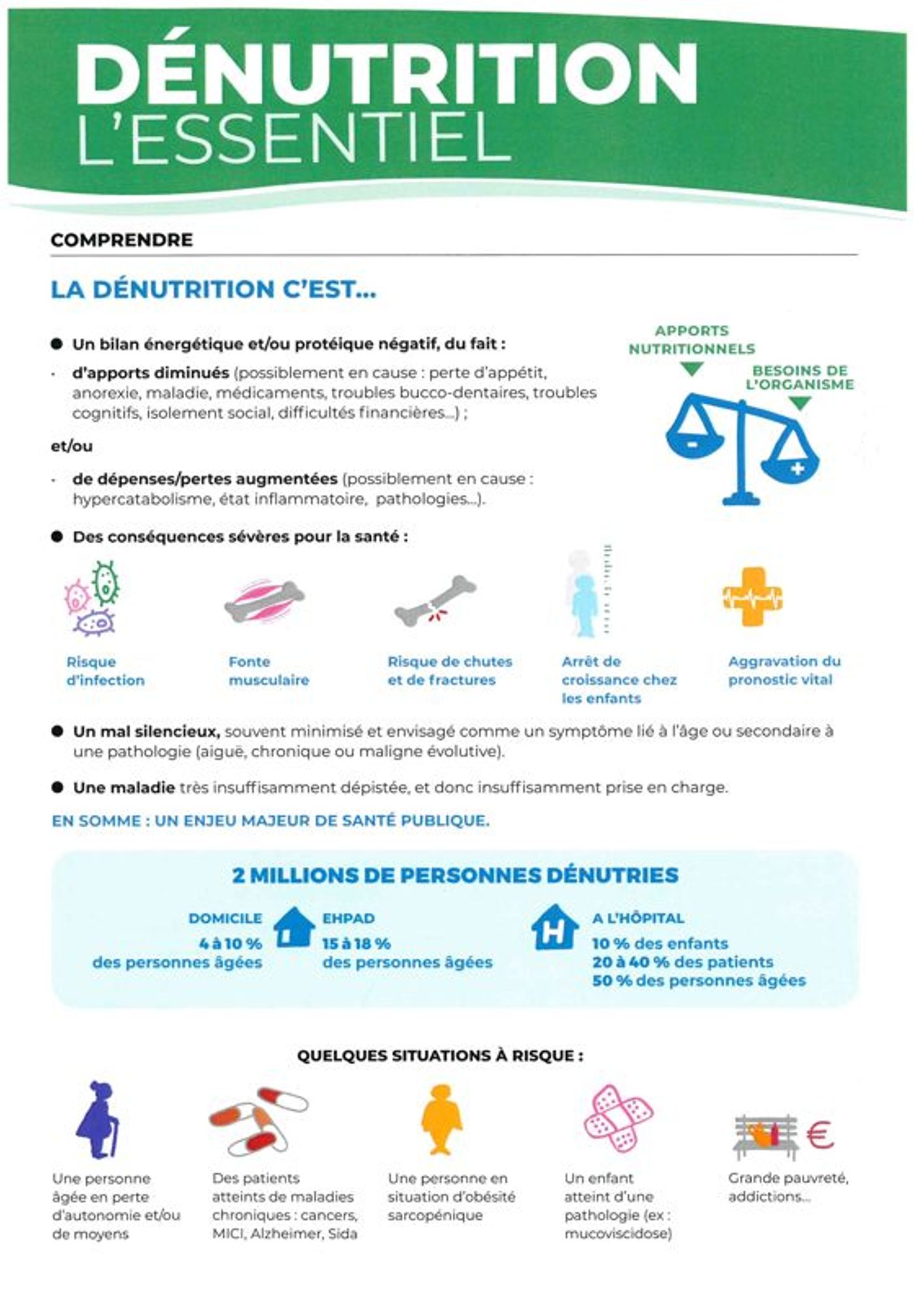 Dénutrition. L'essentiel