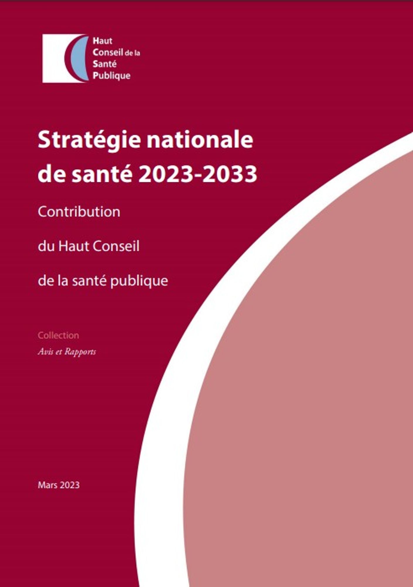 Stratégie nationale de santé 2023-2033