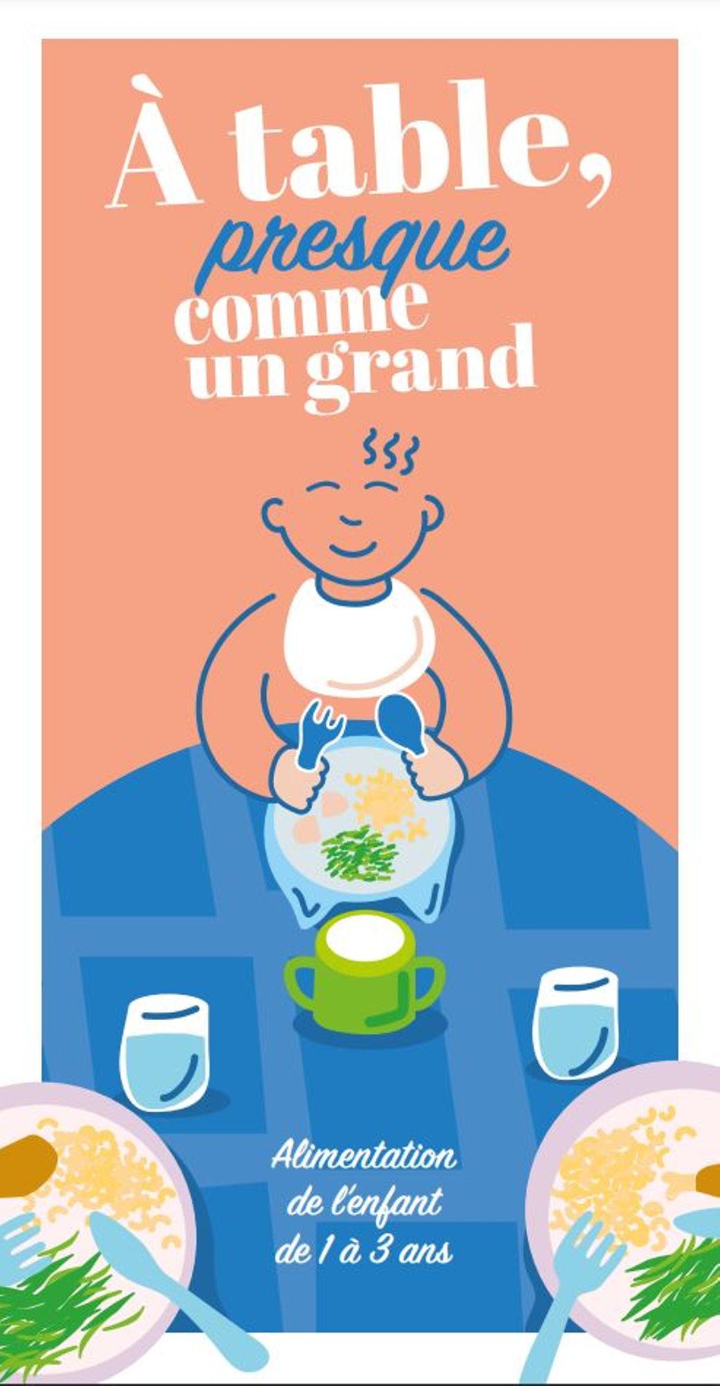 A table, presque comme un grand