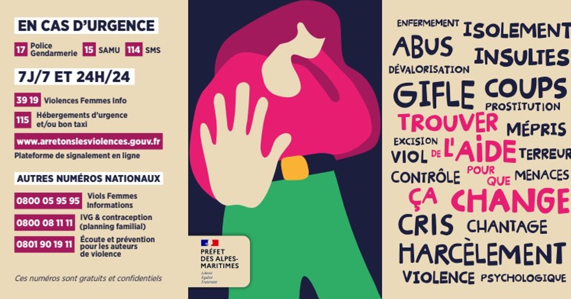 Lutte contre les violences faites aux femmes.