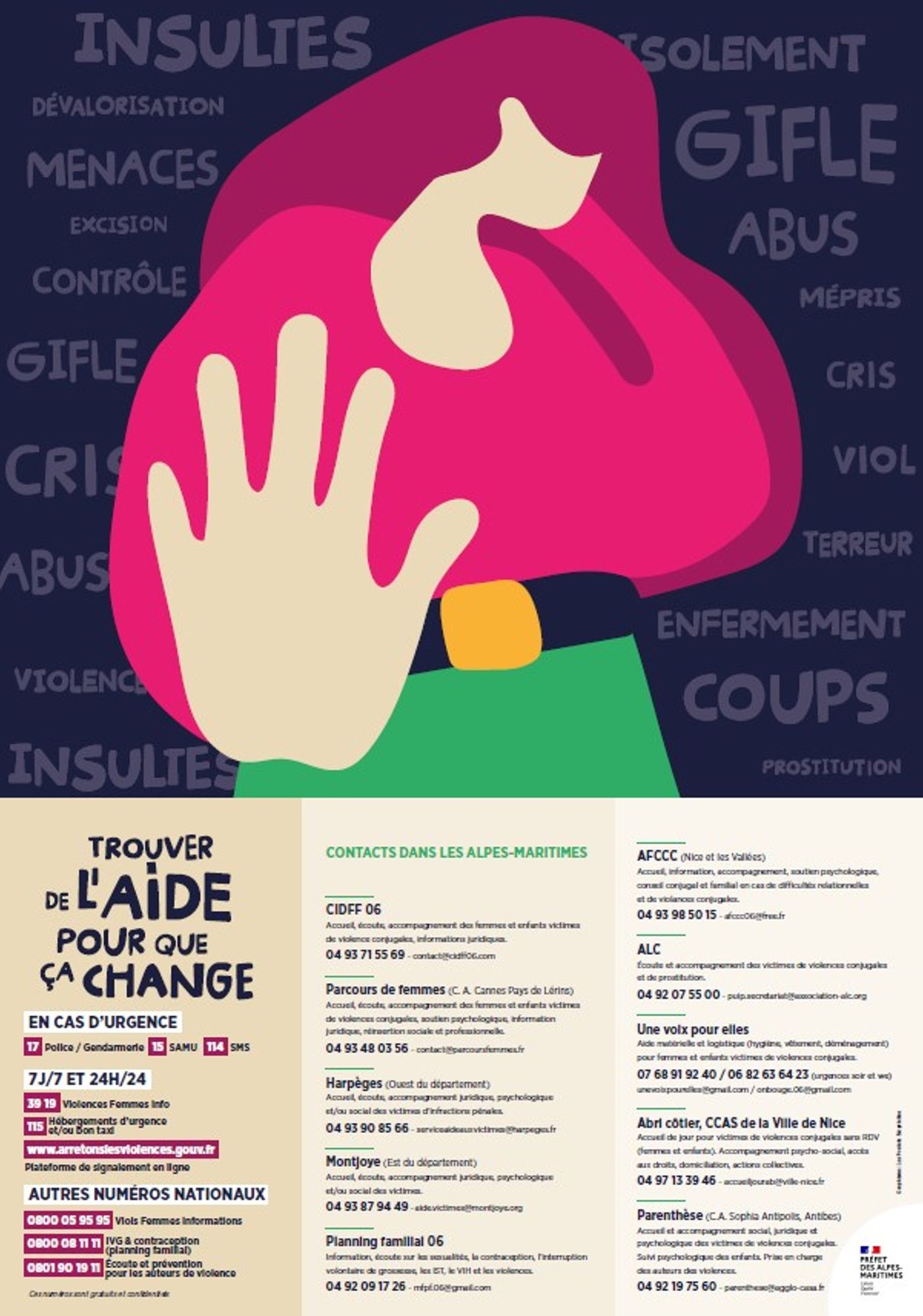 Lutte contre les violences faites aux femmes.