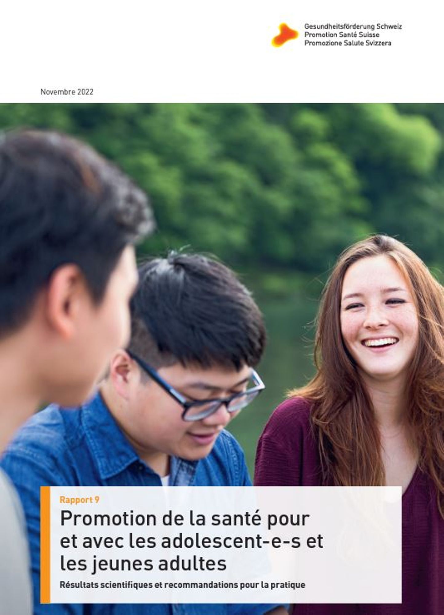 Promotion de la santé pour et avec les adolescent-e-s et les jeunes adultes