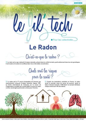 Radon : le Fil'tech, une synthèse des connaissances pour les collectivités 
