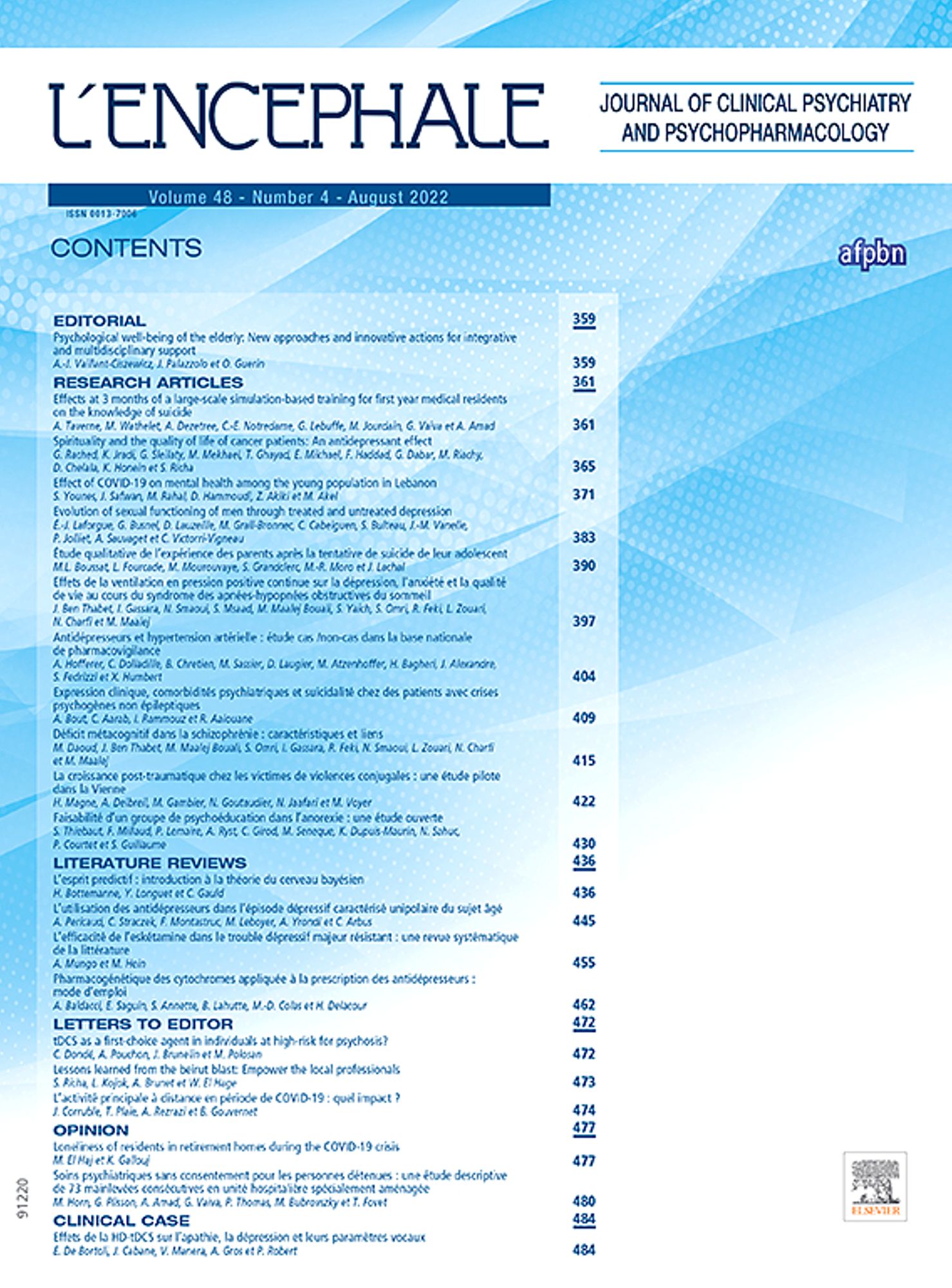 Les barrières à l’accès aux soins : validation de la BACE-3 française