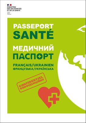 Passeport santé bilingue français/ukrainien