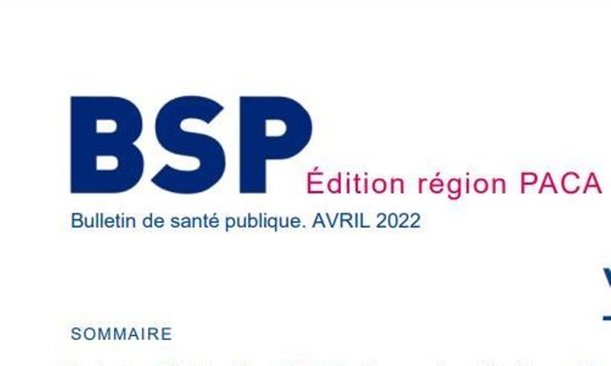 Bulletin de santé publique Vaccination édition région PACA