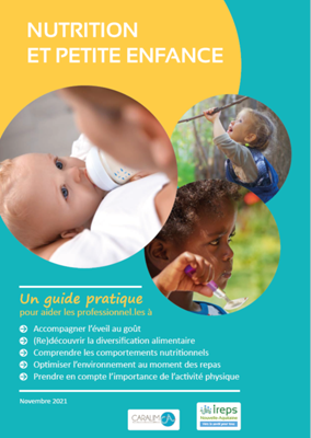 Nutrition et petite enfance, un guide pratique pour les professionnel.les