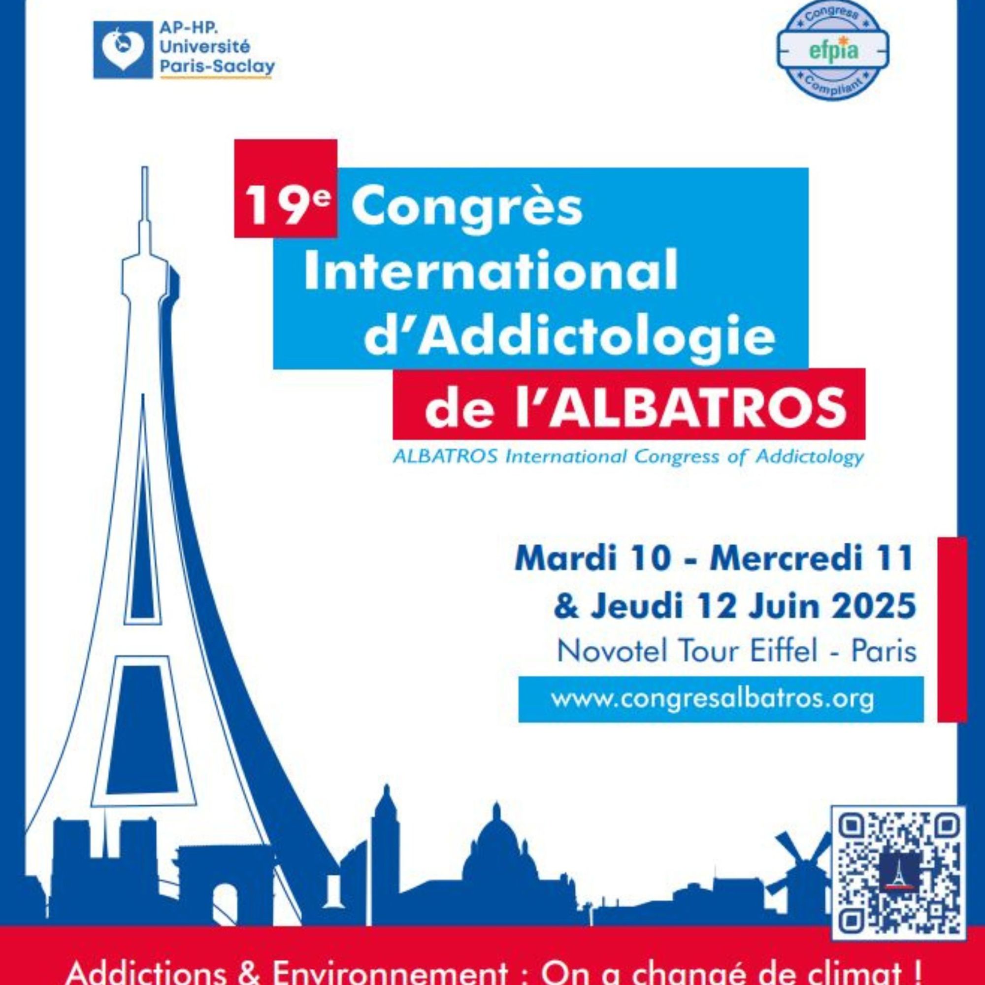  19ème édition du Congrès Internationale d'Addictologie de l'ALBATROS 