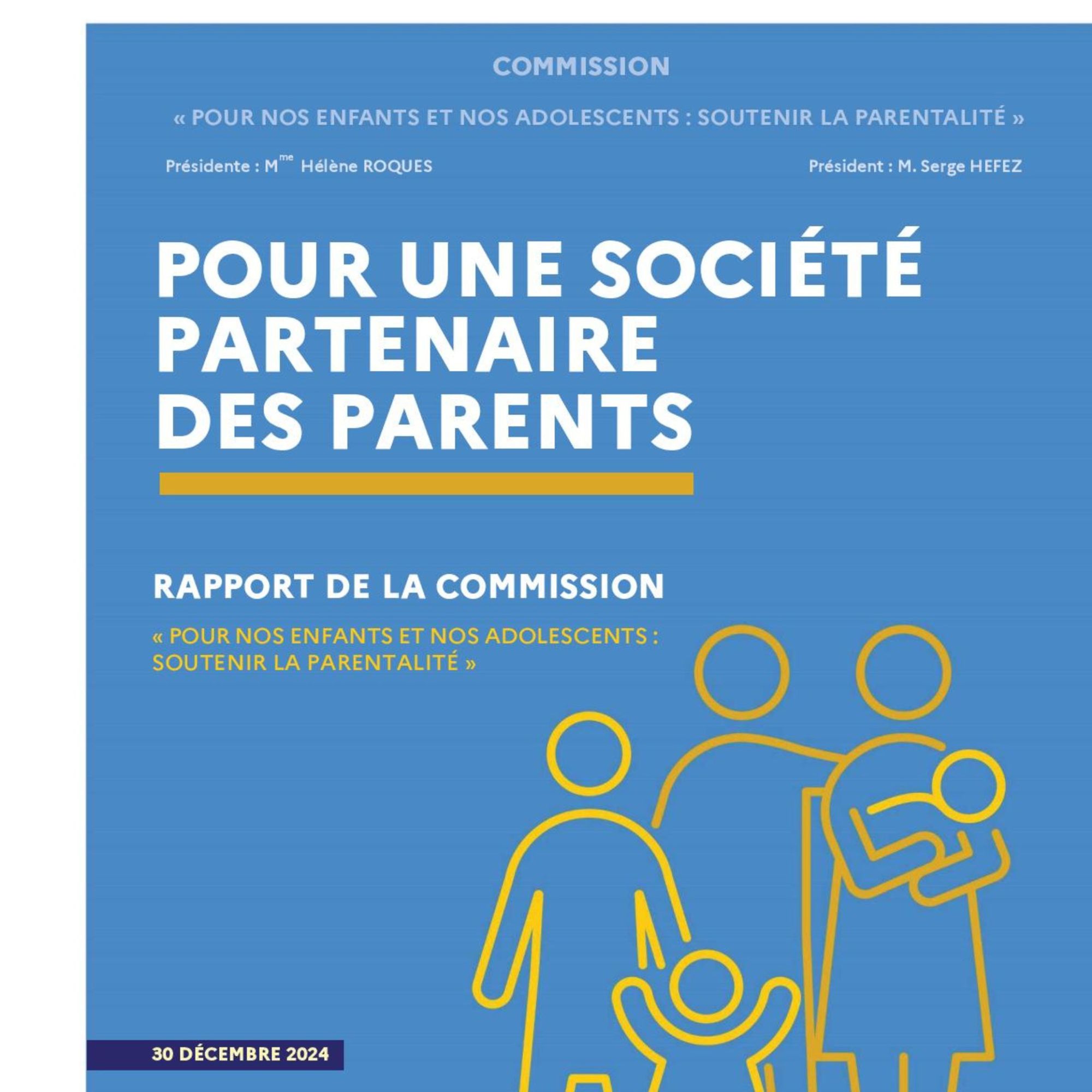 Pour une société partenaire des parents