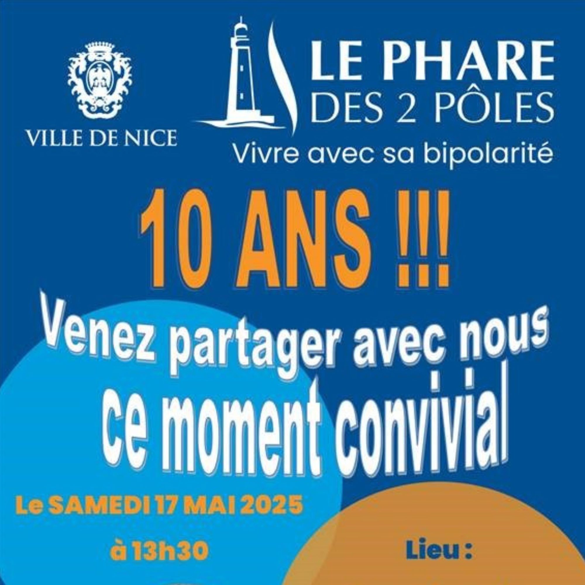 Les 10 ans de l'Association Le Phare des 2 Pôles