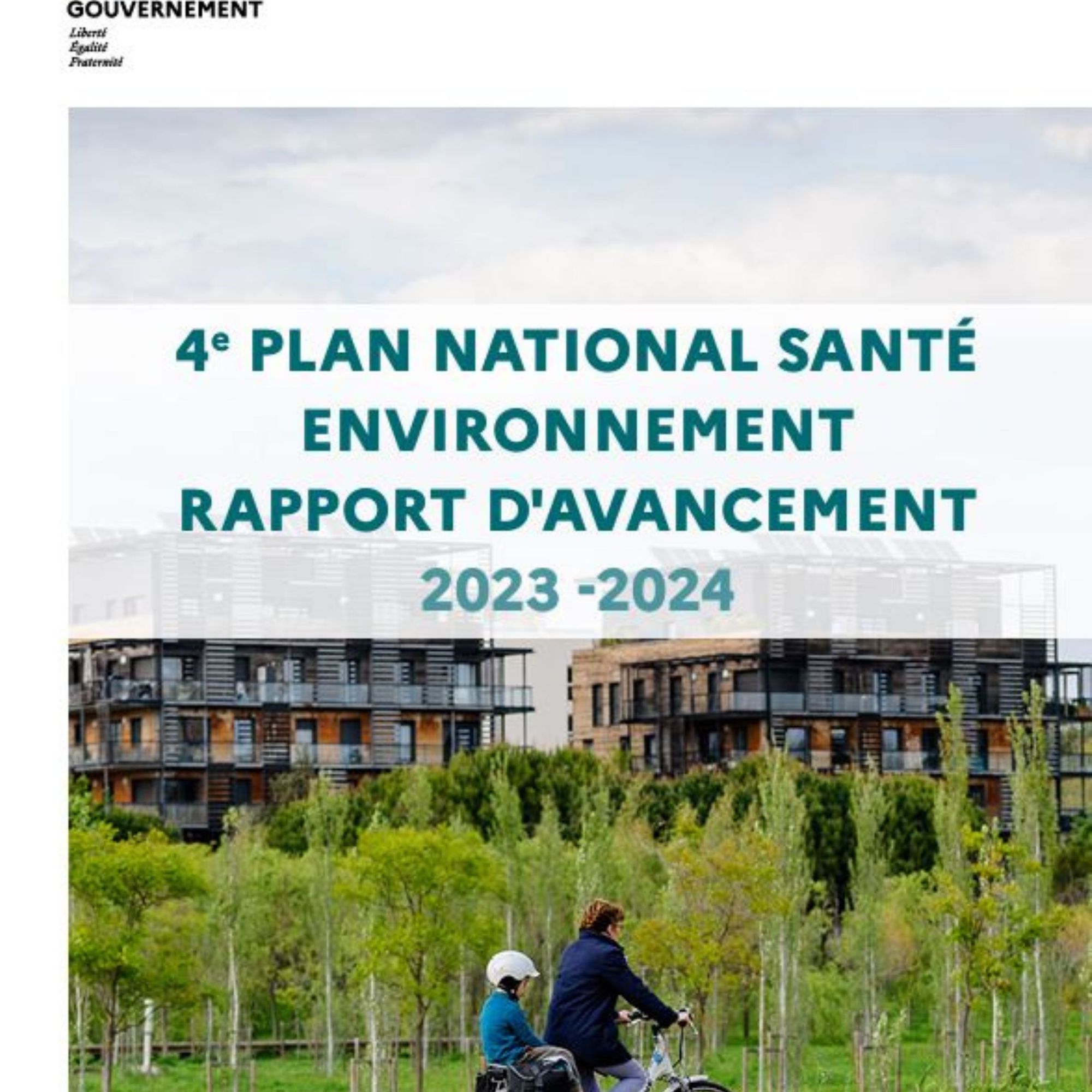 4e Plan national santé environnement. Rapport d'avancement 2023-2024