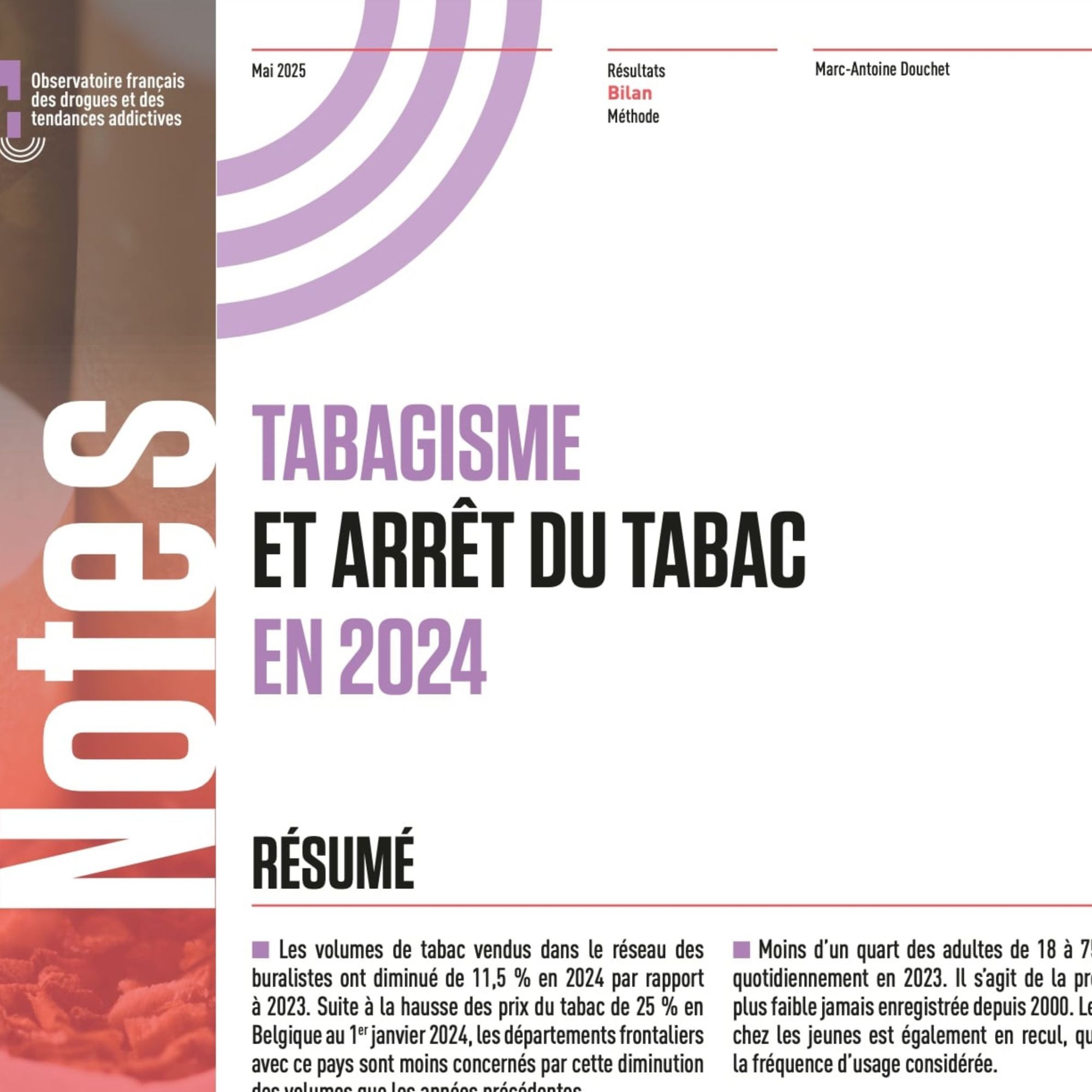 Tabagisme et arrêt du tabac en 2024