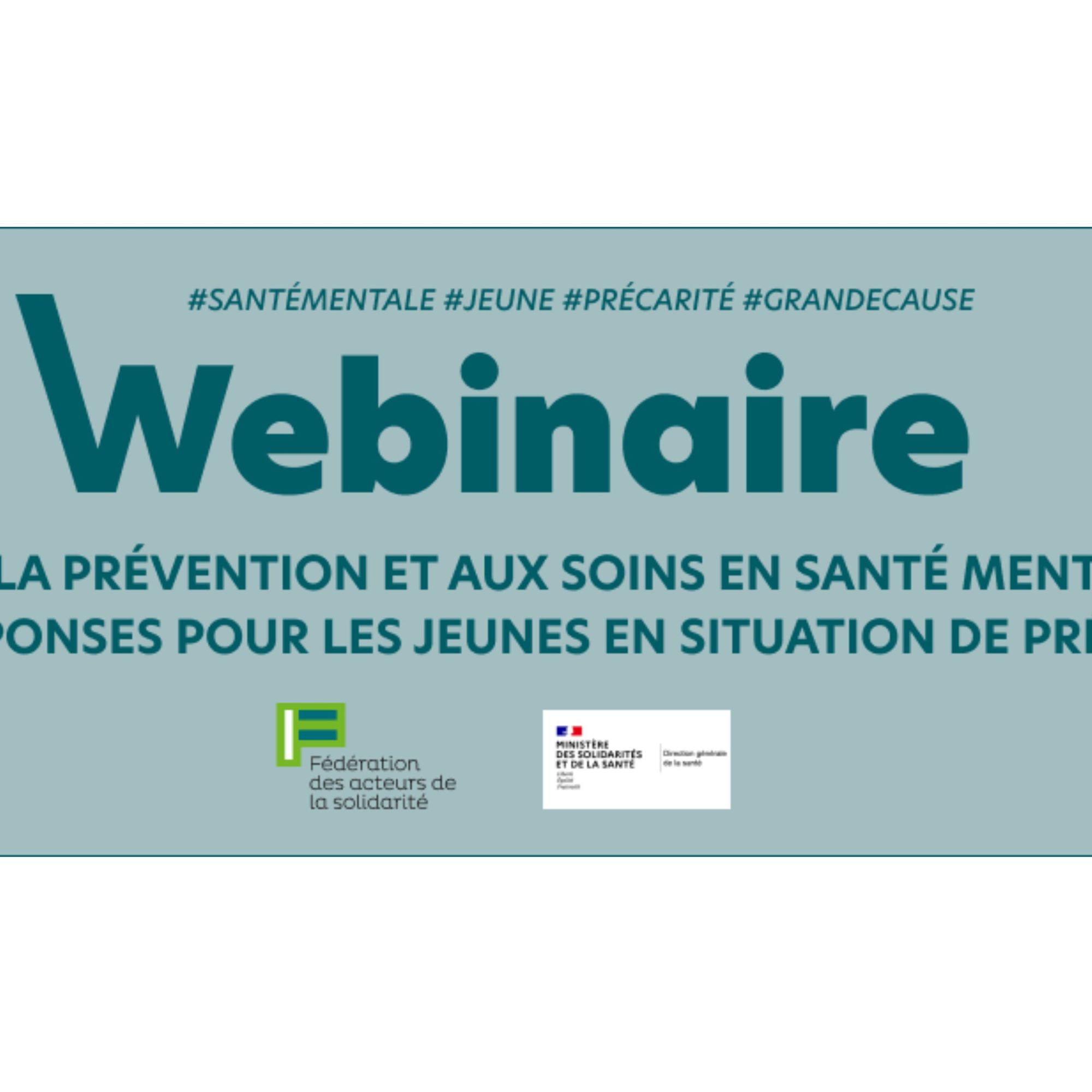 Webinaire : Accès à la prévention et aux soins en santé mentale