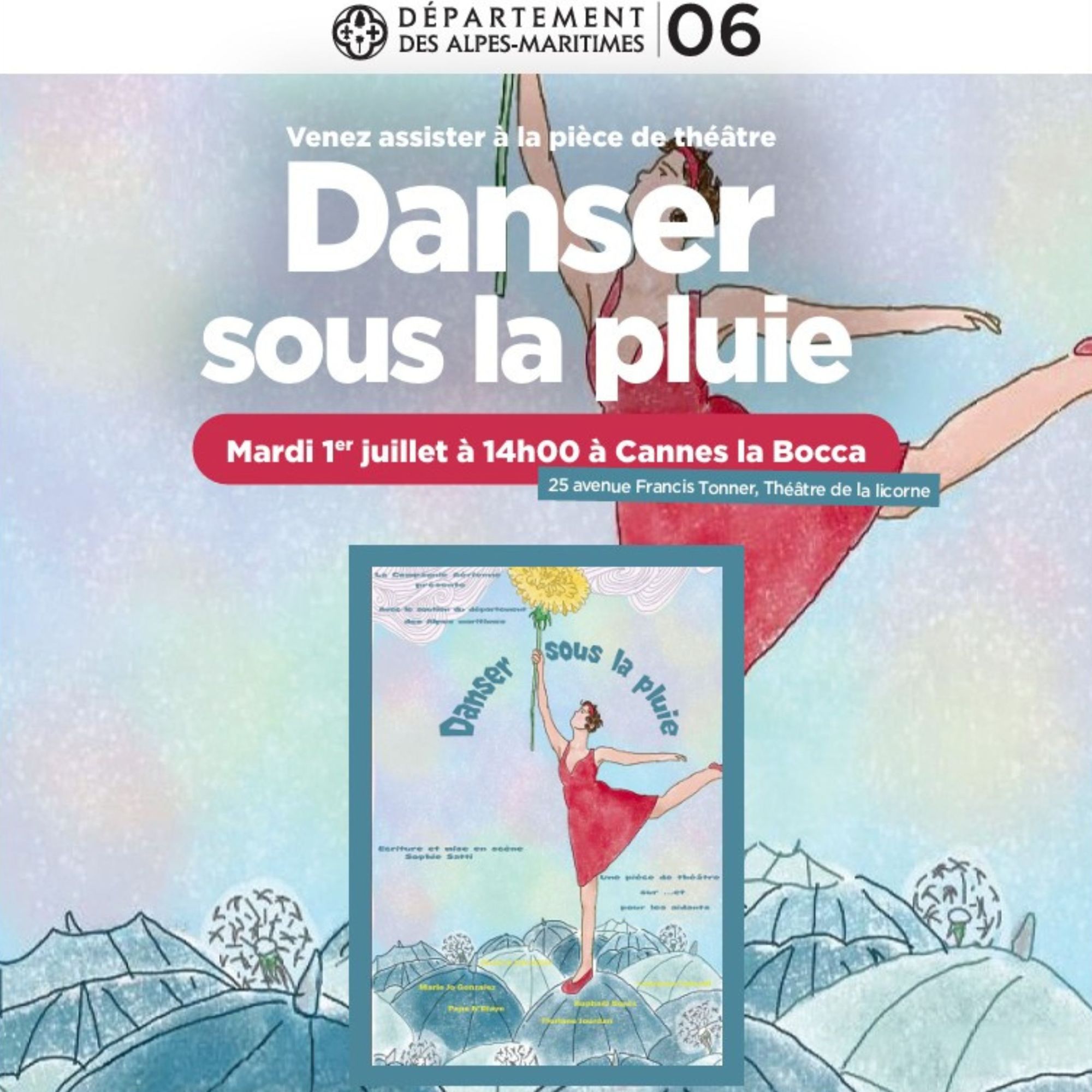 Danser sous la pluie, Théâtre de la Licorne