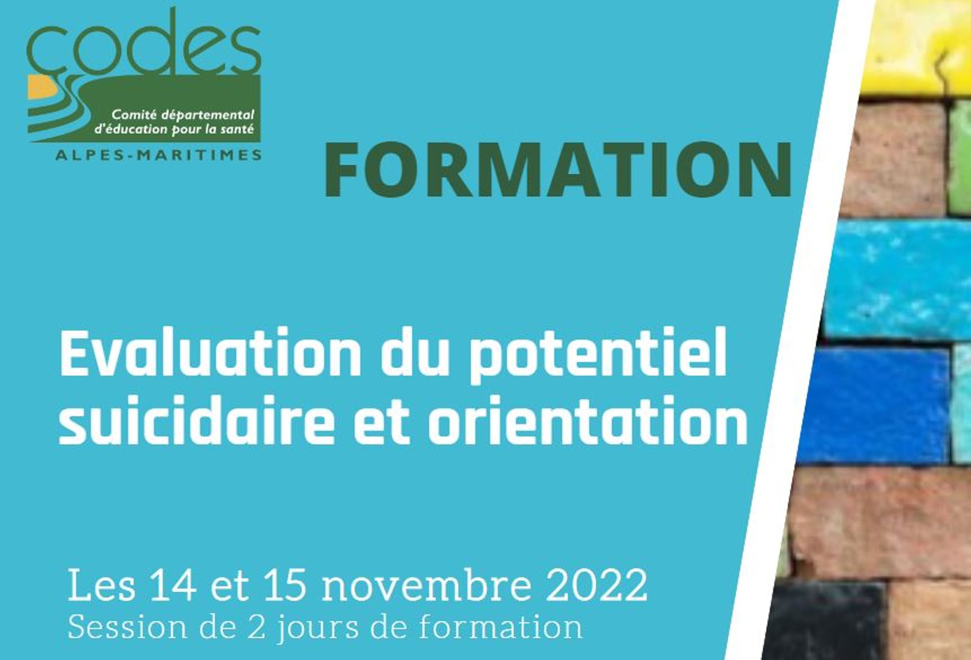 Formation Evaluation du potentiel suicidaire et orientation