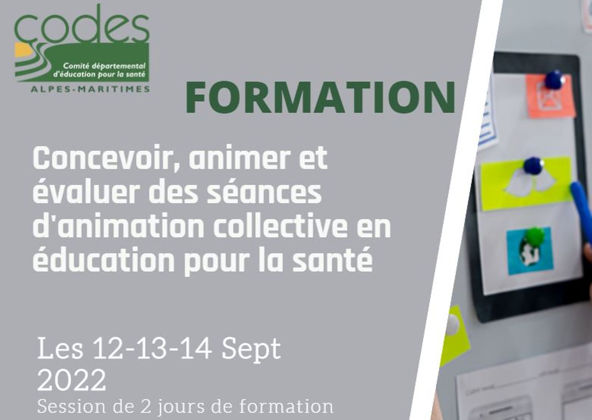 Concevoir, animer et évaluer des séances d'animation collective en éducation pour la santé